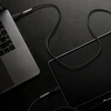 USB C į USB C laidas Forcell F-Energy QC4.0 PD 5A 240W Carbon 1 m CB-05C juodas
