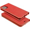 Forcell OEM LUNA Book auksinis dėklas Samsung Galaxy A33 5G raudonas