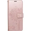 Dėklas Forcell Oem MEZZO Book case for IPHONE 12 / 12 PRO medžio rose auksinis
