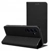 Dėklas Forcell Oem LUNA Book Carbon skirtas Samsung Galaxy A06 juodos spalvos