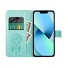 Forcell Oem MEZZO Book dėklas skirtas Xiaomi Redmi 14C dreamcatcher žalios spalvos