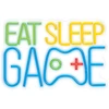 „Forever Light Neon PLEXI“ LED šviestuvas „Eat Sleep Game“ daugiaspalvis FPNE33