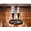 Telforceone Forever Braix cable USB - USB-C 1,0 m 3A juodas