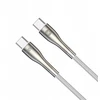 Forever Sleek kabelis USB-C - USB-C 1,0 m 100W baltos spalvos