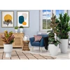 FORM PLASTIC Gėlių vazono forma plastikinė KELI MIKA 5125-014, plastikinė, antracito spalvos