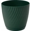 Form-Plastic Apvalus vazonas MIKA 4590-075, spalva miško samanos, plastikas, matmenys 26,5x25 cm