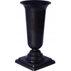 FORM PLASTIC Vaza Dama D13cm/H26.7cm juoda su met. atsp.