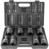 Forsage 1" gilaus smūgio lizdų rinkinys, 8 vnt (12 taškų) (22-41 mm)