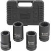Forsage 1" gilaus smūgio lizdų rinkinys, 4 vnt (12 taškų) (27-36 mm)