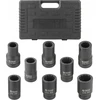 Forsage 1" gilaus smūgio lizdų rinkinys, 8 vnt (12 taškų) (22-41 mm)