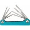Forsage 8 sulankstomų TORX raktų rinkinys T5-T10, T15, T20