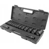 Forsage Gilaus smūgio antgalių rinkinys 1/2'' 15 vnt. (6 briaunų) (10-36mm)