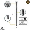 Forte_Tools Įrankiai FORTE TOOLS, 4,5×30 mm, ZN, TX20, 200 vnt.