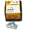 Forte Tools Forte CIP BOARD SCR T20 4,5X40 Baltas ZN(200)