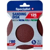 Forte Tools Šlifavimo diskai 8 skylių Nr. 80 D125 5 vnt. pėdos