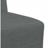 Modulinis sofa vienetas be rankų 2 vnt. Tamsiai pilka audinys