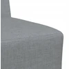 Modulinis sofa vienetas be rankų 3 vnt. Šviesiai pilka audinys