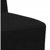 Modulinis sofa vienetas be rankų 3 vnt. Juoda audinys