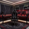 Fotel Diablo Chairs Žaidimų kėdė materiałowy juoda Diablo X-Horn 2.0 Burned Juodas Normal