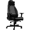 noblechairs ICON - Juodas - PU Leather (Juoda PU Oda) Kėdė