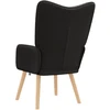 Fotelis krėslas Juoda 62 x 67 x 95,5 cm Šerpos audinys