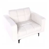 Fotelis Beliani Fotel ALNES Boucle baltas