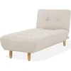 Sofa Beliani Šezlongas ALSTEN, smėlio spalvos