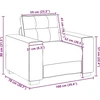Sofa-kėdė, tamsiai pilka, 100x78x80 cm, audinys