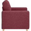 Sofa-kėdė, vyno raudonumo, 100x78x80cm, audinys