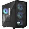 Fractal Design Fraktalų dizainas | Meshify 2 Lite RGB TG šviesos atspalvis | Šoninis langas | Juodas | E-ATX | Įtrauktas maitinimo šaltinis Nr. | ATX