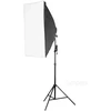 „FreePower“ studijos komplektas. Nuolatinės šviesos rinkinys „FreePower 106“ 60x90 cm, 1200 W, 5500 K su stovu.