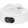 Freepower 360° pasukamas grotuvas 12x4,5 cm, baltas, su reguliuojamu sukimosi greičiu