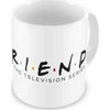 Friends Draugai - Keraminis puodelis dovanų dėžutėje 350 ml (Baltas)