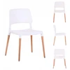 Fromm & Starck Home Select TARCENTO moderni kėdė, balta + medinės kojos