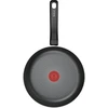 TEFAL keptuvė | H0560442 | Kepimui | 24 cm skersmuo | Tinka indukcinei kaitlentei | Fiksuota rankena | Juodas