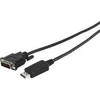 Kabelis Fujitsu DisplayPort - DVI-D 0.4m juoda (S26391-F6055-L270)