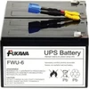 Baterija - FUKAWA FWU-6 pakaitinis akumuliatorių rinkinys RBC6 (12V/12Ah, Faston 250, 2vnt), tarnavimo laikas 3-5 metai