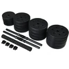 Funfit Bituminiai svarmenys 40 kg Rinkinys 4in1 + rankenos