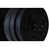 „Funfit“ hanteliai 4255 bituminiai 2 x 10 kg