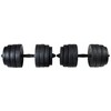 Funfit Hanteliai 4257 bituminiai 2 x 20 kg