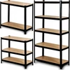 Funfit Metalinė sandėliavimo lentyna 180x90x40 cm juoda