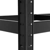 Funfit Metalinė laikymo lentyna 150x75x30 cm JUODA