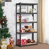 Funfit Metalinė laikymo lentyna 150x75x30 cm JUODA