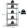 Funfit Metalinė laikymo lentyna 180x90x40 cm