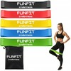 Treniruočių gumų rinkinys FUNFIT, 5 vnt., 60 cm, įvairių spalvų