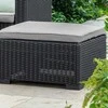 Keter Garden stool/table "California Bay" with pilka cushions
