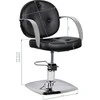 Activeshop Kirpyklos kėdė HAIRDRESSING CHAIR PIE Juodas