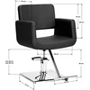 Activeshop Kirpyklos kėdė GABBIANO HAIRDRESSING CHAIR HELSINKI Juodas
