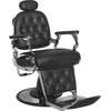 Activeshop Kirpyklos kėdė Barber Chair Gabbiano Francesco Chrome Juodas