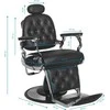 Activeshop Kirpyklos kėdė Barber Chair Gabbiano Francesco Chrome Juodas